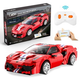Deqube Cada Race Car App+RC 306 Piezas Coche Carreras Control Remoto 2.4GHz App Bluetooth Multilingüe