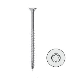 UCAFIX Tornillo Rosca Madera S-FIX 4x60mm Zincado Torx (Pack de 500)