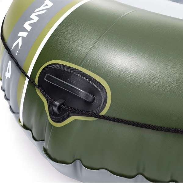Intex Barco Seahawk para 4 personas con remos de aluminio y bomba Intex Barco Seahawk para 4 personas con remos de aluminio y bomba