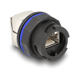 DeLOCK Conector RJ45 Cat.6A Empotrado con Conexión LSA Negro