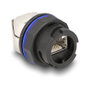 DeLOCK Conector RJ45 Cat.6A Empotrado con Conexión LSA Negro