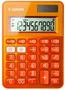 Canon LS-100K Calculadora de sobremesa básica, 10 dígitos, 1 línea, batería/solar, naranja