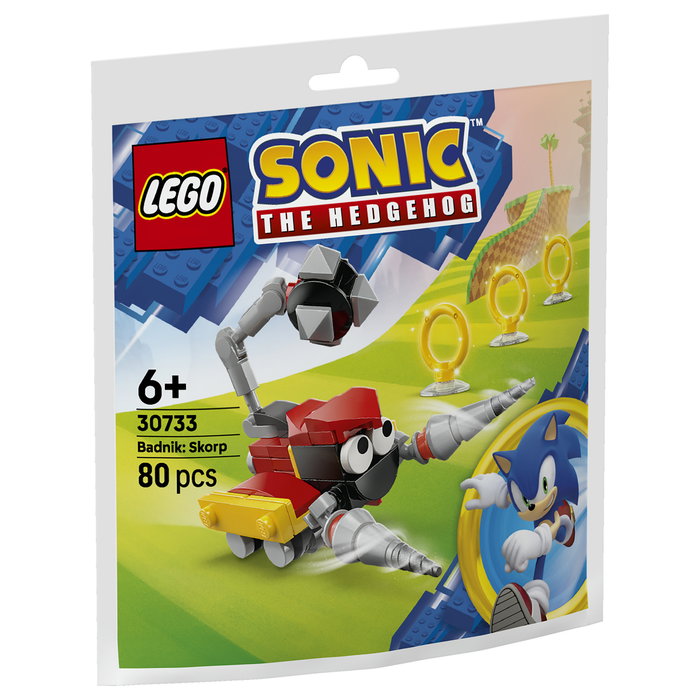 LEGO 30733 Sonic the Hedgehog Badnik: Skorp (Polybag) - Juego de Construcción 80 Piezas Multicolor, para 6 Años
