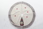 DKD Home Decor Base para Árbol de Navidad Tradicional Blanco y Gris (2 Unidades) 106x1x106 cm