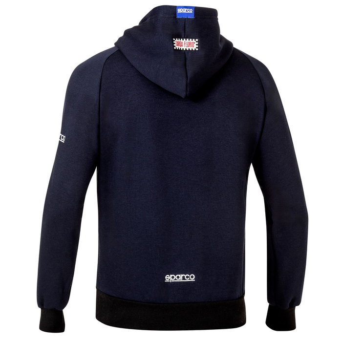 Sparco Sudadera Targa Florio con Capucha Azul Marino XL