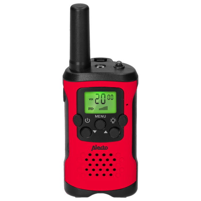 Alecto FR115RD Set de 2 Walkie Talkies para Niños, Rojo/Negro Alecto FR115RD Set de 2 Walkie Talkies para Niños, Rojo/Negro
