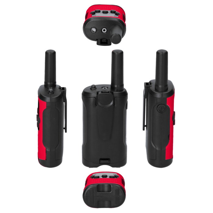 Alecto FR115RD Set de 2 Walkie Talkies para Niños, Rojo/Negro Alecto FR115RD Set de 2 Walkie Talkies para Niños, Rojo/Negro