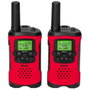 Alecto FR115RD Set de 2 Walkie Talkies para Niños, Rojo/Negro