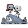 Funko Figuras POP Disney Pesadilla Antes de Navidad Jack and Sally on the Hill, Figura Vinilo 9cm
