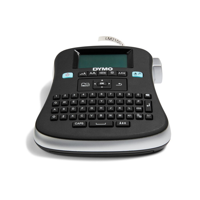 Dymo LabelManager 210D+ Rotuladora Electrónica QWERTY Negro/Plata Dymo LabelManager 210D+ Rotuladora Electrónica QWERTY Negro/Plata