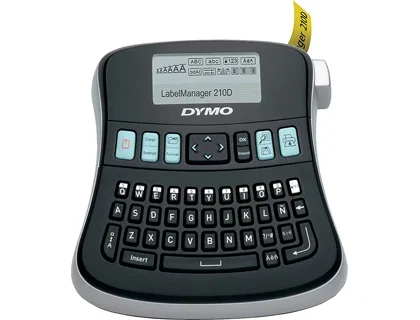 Dymo LabelManager 210D+ Rotuladora Electrónica QWERTY Negro/Plata Dymo LabelManager 210D+ Rotuladora Electrónica QWERTY Negro/Plata