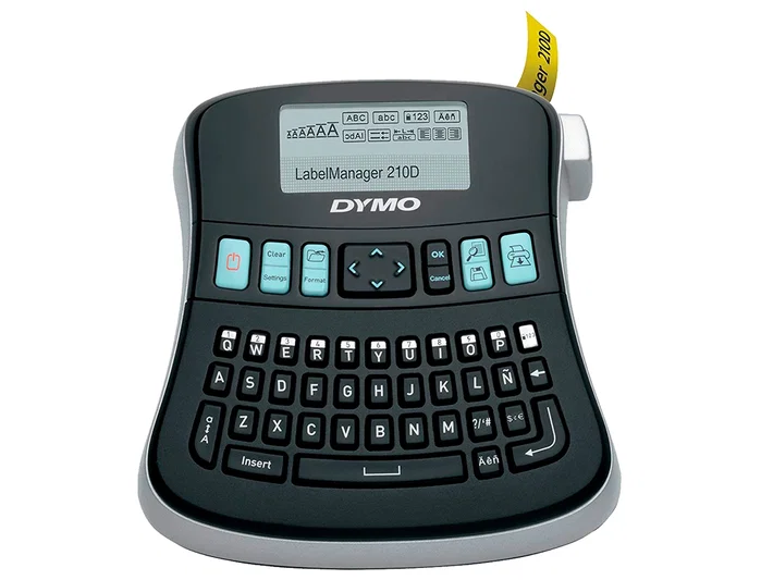 Dymo LabelManager 210D+ Rotuladora Electrónica QWERTY Negro/Plata Dymo LabelManager 210D+ Rotuladora Electrónica QWERTY Negro/Plata