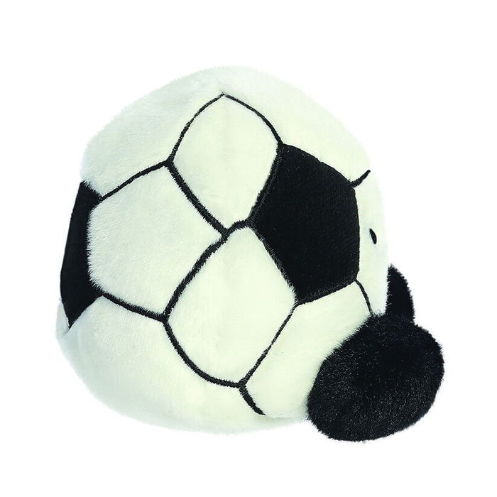 Aurora Palm Pals - Peluche de Pelota de Fútbol, Suave y Abrazable, 13 cm
