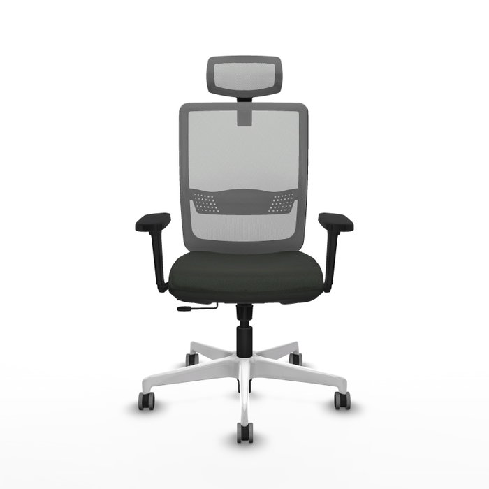 PIQUERAS Y CRESPO Silla de oficina Haches con mecanismo Sincro/Traslack, Negro y Gris PIQUERAS Y CRESPO Silla de oficina Haches con mecanismo Sincro/Traslack, Negro y Gris