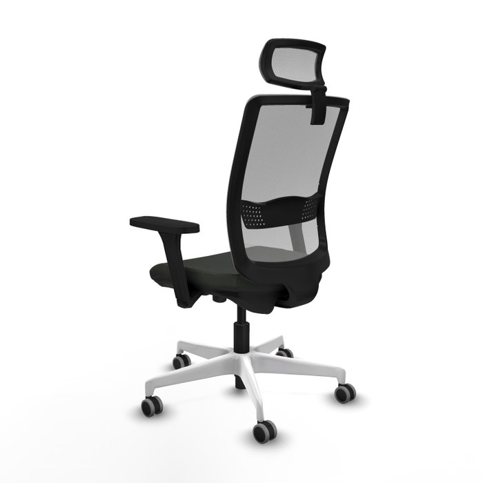 PIQUERAS Y CRESPO Silla de oficina Haches con mecanismo Sincro/Traslack, Negro y Gris PIQUERAS Y CRESPO Silla de oficina Haches con mecanismo Sincro/Traslack, Negro y Gris