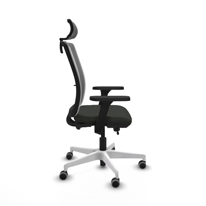 PIQUERAS Y CRESPO Silla de oficina Haches con mecanismo Sincro/Traslack, Negro y Gris PIQUERAS Y CRESPO Silla de oficina Haches con mecanismo Sincro/Traslack, Negro y Gris
