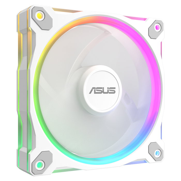 ASUS MR120 Ventilador ARGB Reverse 12 cm Blanco 3uds para Carcasa de Ordenador