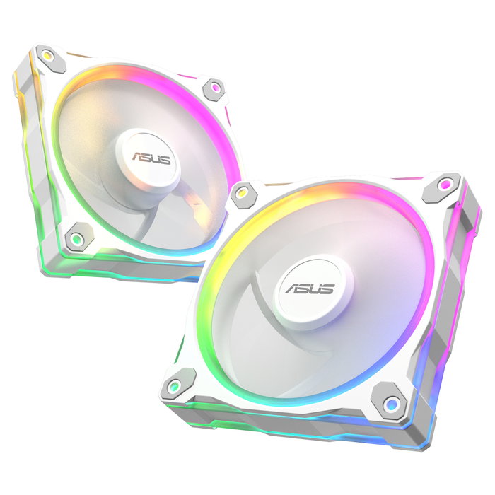 ASUS MR120 Ventilador ARGB Reverse 12 cm Blanco 3uds para Carcasa de Ordenador