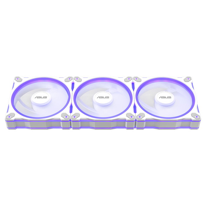 ASUS MR120 Ventilador ARGB Reverse 12 cm Blanco 3uds para Carcasa de Ordenador