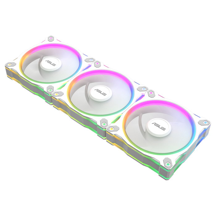 ASUS MR120 Ventilador ARGB Reverse 12 cm Blanco 3uds para Carcasa de Ordenador