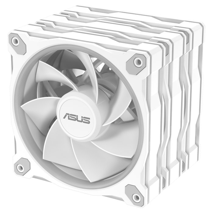 ASUS MR120 Ventilador ARGB Reverse 12 cm Blanco 3uds para Carcasa de Ordenador