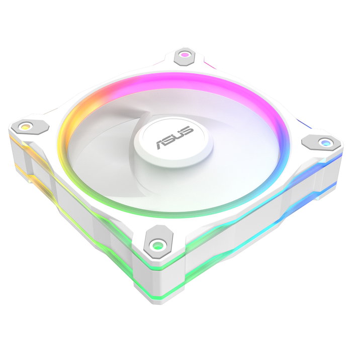 ASUS MR120 Ventilador ARGB Reverse 12 cm Blanco 3uds para Carcasa de Ordenador
