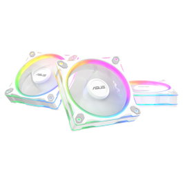 ASUS MR120 Ventilador ARGB Reverse 12 cm Blanco 3uds para Carcasa de Ordenador