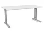 Rocada Mesa de oficina METAL 160x80 cm Gris/Blanco