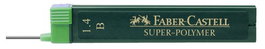 Faber Castell Minas Super-Polymer 1,4 mm B Estuche 6 Ud Grafito