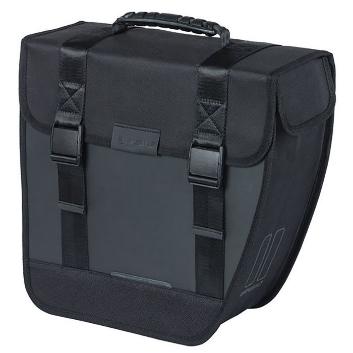 Basil Bolsa Alforja Tour Waterproof Hook-On 14L Impermeable Poliéster Negro Reflectante 34x14x34 cm Basil Bolsa Alforja Tour Waterproof Hook-On 14L Impermeable Poliéster Negro Reflectante 34x14x34 cm