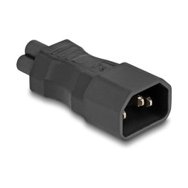 DeLOCK Adaptador de red IEC 60320 C14 a C5, 2,5 A, Negro