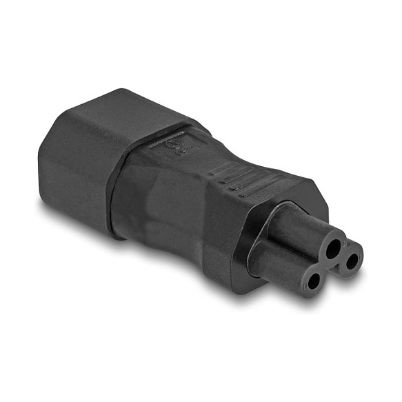 DeLOCK Adaptador de red IEC 60320 C14 a C5, 2,5 A, Negro