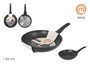 MasterChef Sartén 24 cm Aluminio Forjado 2,8 mm Coccion MasterChef Hogar (6 Unidades)