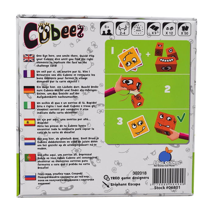 Asmodee Juego Cubeez Bo06801Ml +6 Años