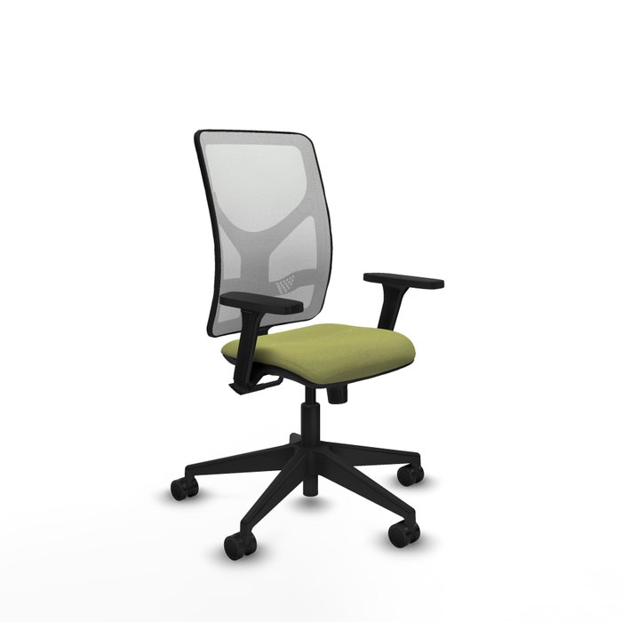 PIQUERAS Y CRESPO Silla de oficina Motilla con mecanismo Sincro, Verde oliva y Blanco PIQUERAS Y CRESPO Silla de oficina Motilla con mecanismo Sincro, Verde oliva y Blanco