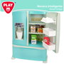 PLAY Frigorífico de juguete con sonido azul