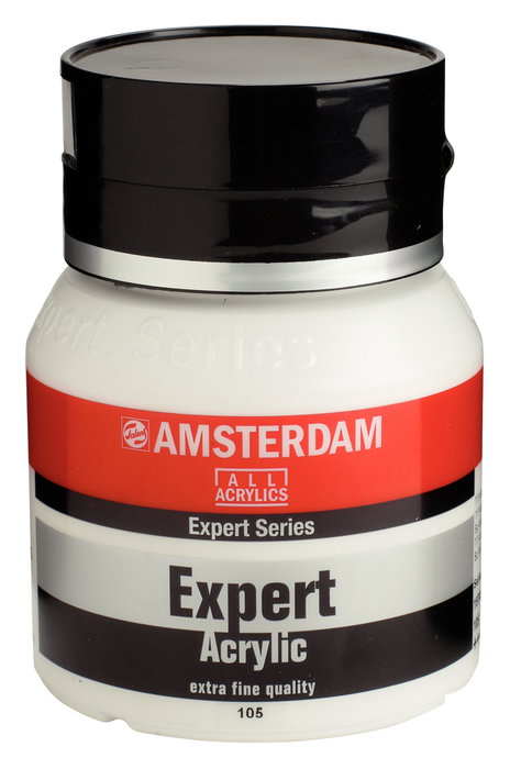 Amsterdam Expert Series Pintura Acrílica Blanco de Titanio 105 400 ml Amsterdam Expert Series Pintura Acrílica Blanco de Titanio 105 400 ml