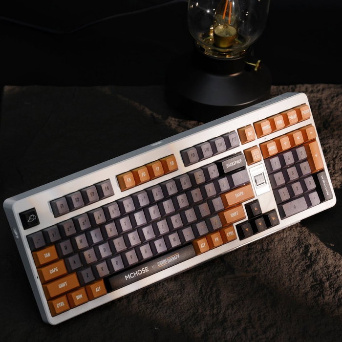Mchose UT98 Teclado Gaming Mecánico Outemu Silent Peach V3 Blanco-Gris Mchose UT98 Teclado Gaming Mecánico Outemu Silent Peach V3 Blanco-Gris