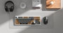 Mchose UT98 Teclado Gaming Mecánico Outemu Silent Peach V3 Blanco-Gris