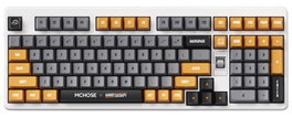Mchose UT98 Teclado Gaming Mecánico Outemu Silent Peach V3 Blanco-Gris