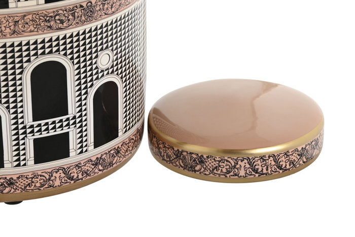 DKD Home Decor Tibor de Porcelana Multicolor con Puertas DKD Home Decor Tibor de Porcelana Multicolor con Puertas