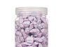 Giftdecor Bote Piedra Metalizada Lila 700 g con Piedras de 10-20 mm (6.5 x 15.8 x 6.5 cm) (Set de 12)