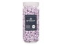 Giftdecor Bote Piedra Metalizada Lila 700 g con Piedras de 10-20 mm (6.5 x 15.8 x 6.5 cm) (Set de 12)