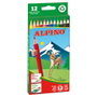 Alpino Lápices de Colores Hexagonales Largos de 12 Unidades