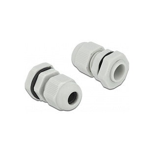 DeLOCK Prensacables PG7 Gris 10 Piezas