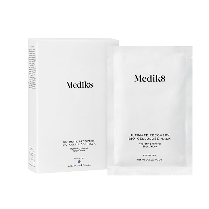 Medik8 V Bio Cellulose Mask Ultimate Recovery Mascarilla Facial Regeneradora Intensiva 6 Unidades