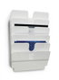 Durable Flexiplus Expositor Mural de 6 Compartimentos A4 Horizontal Blanco
