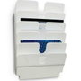 Durable Flexiplus Expositor Mural de 6 Compartimentos A4 Horizontal Blanco
