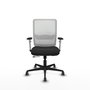PIQUERAS Y CRESPO Silla de oficina Haches Negro/Blanco