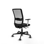 PIQUERAS Y CRESPO Silla de oficina Haches Negro/Blanco